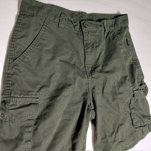 Dark Green Ring of Fire Cargo Shorts Boys Size‎ 14